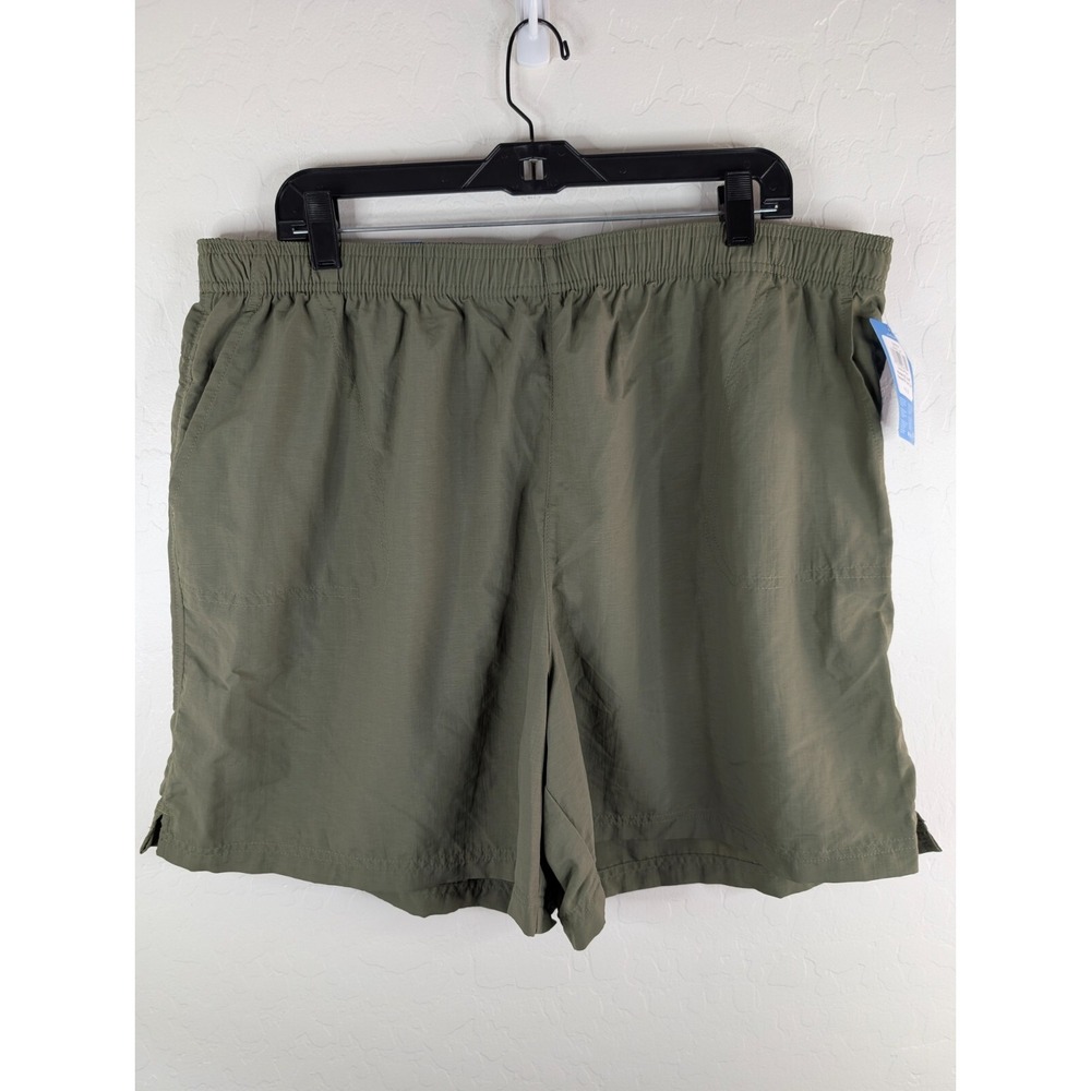 COLUMBIA Sportswear Co Shorts Women's Plus Size 2X Green Court Shorts New w/Tags